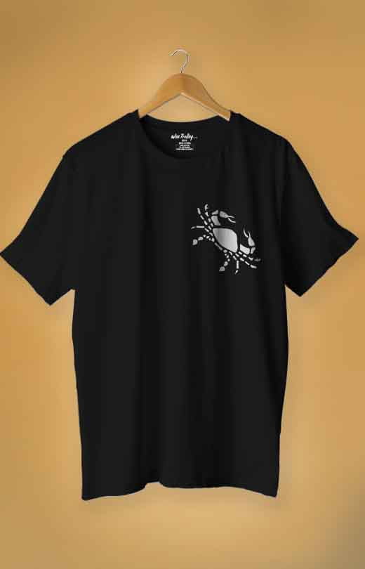 Cancer Zodiac Shirt Black