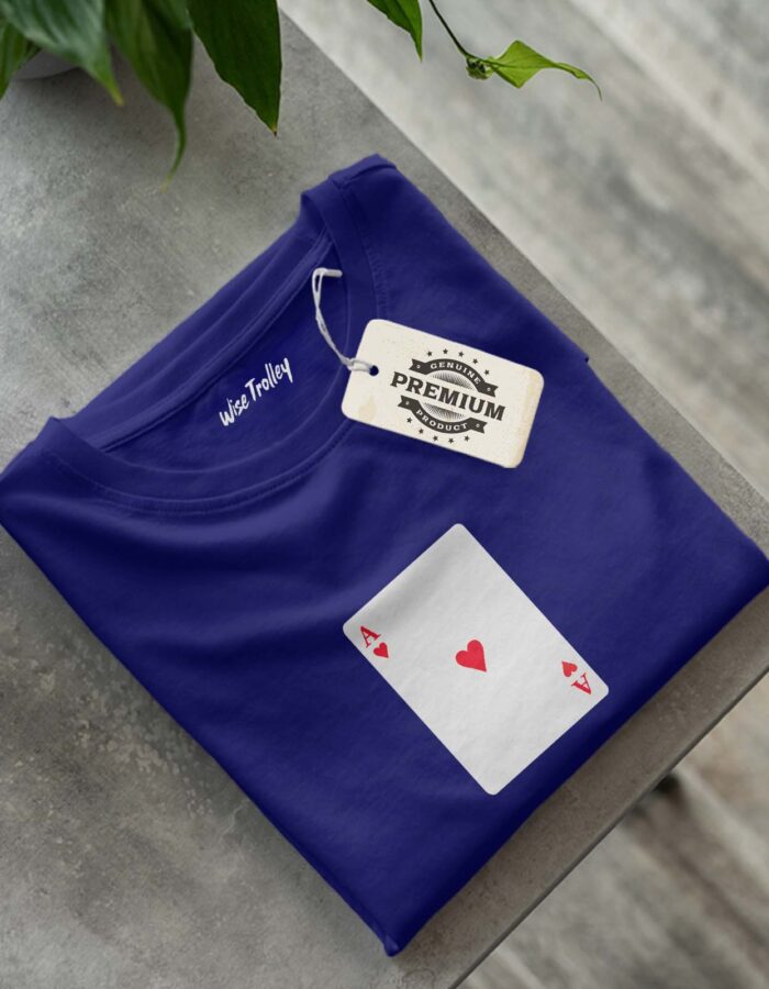 Ace of Hearts Playing Card T-shirt - Image 2