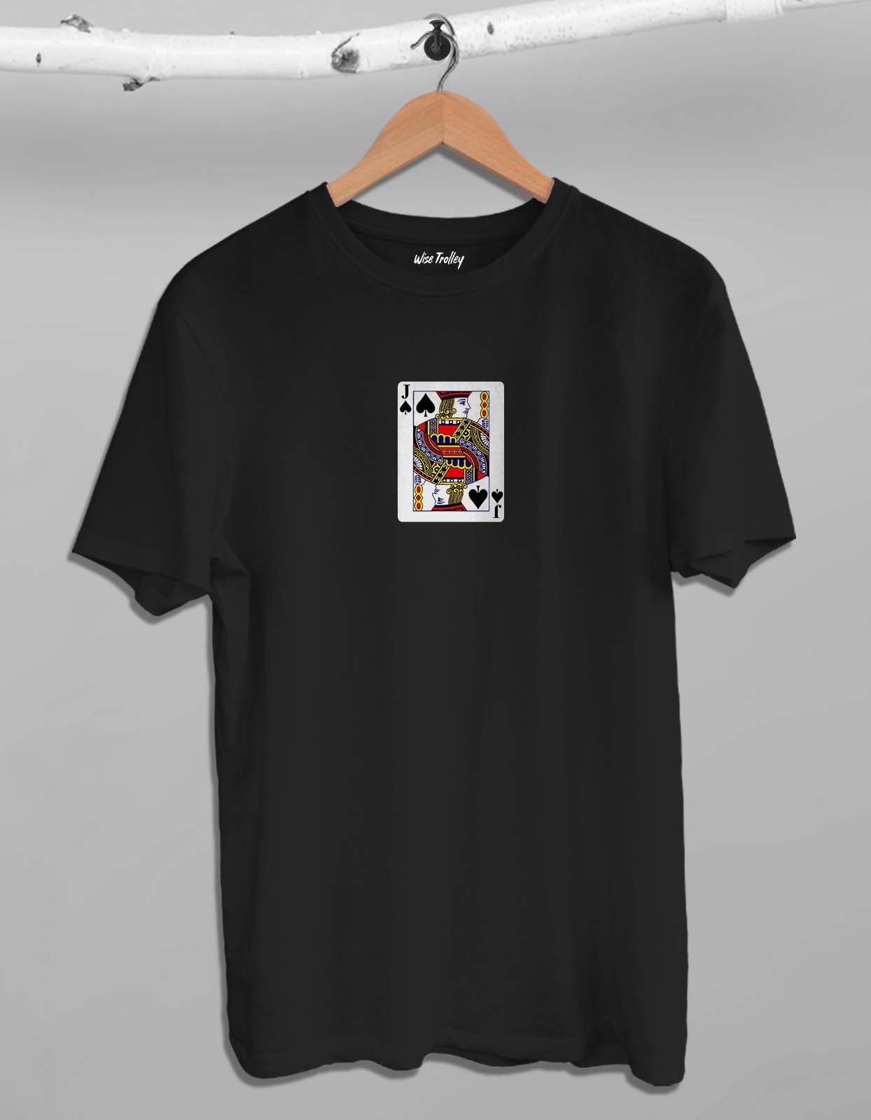 Jack of Spades Playing Card T-shirt