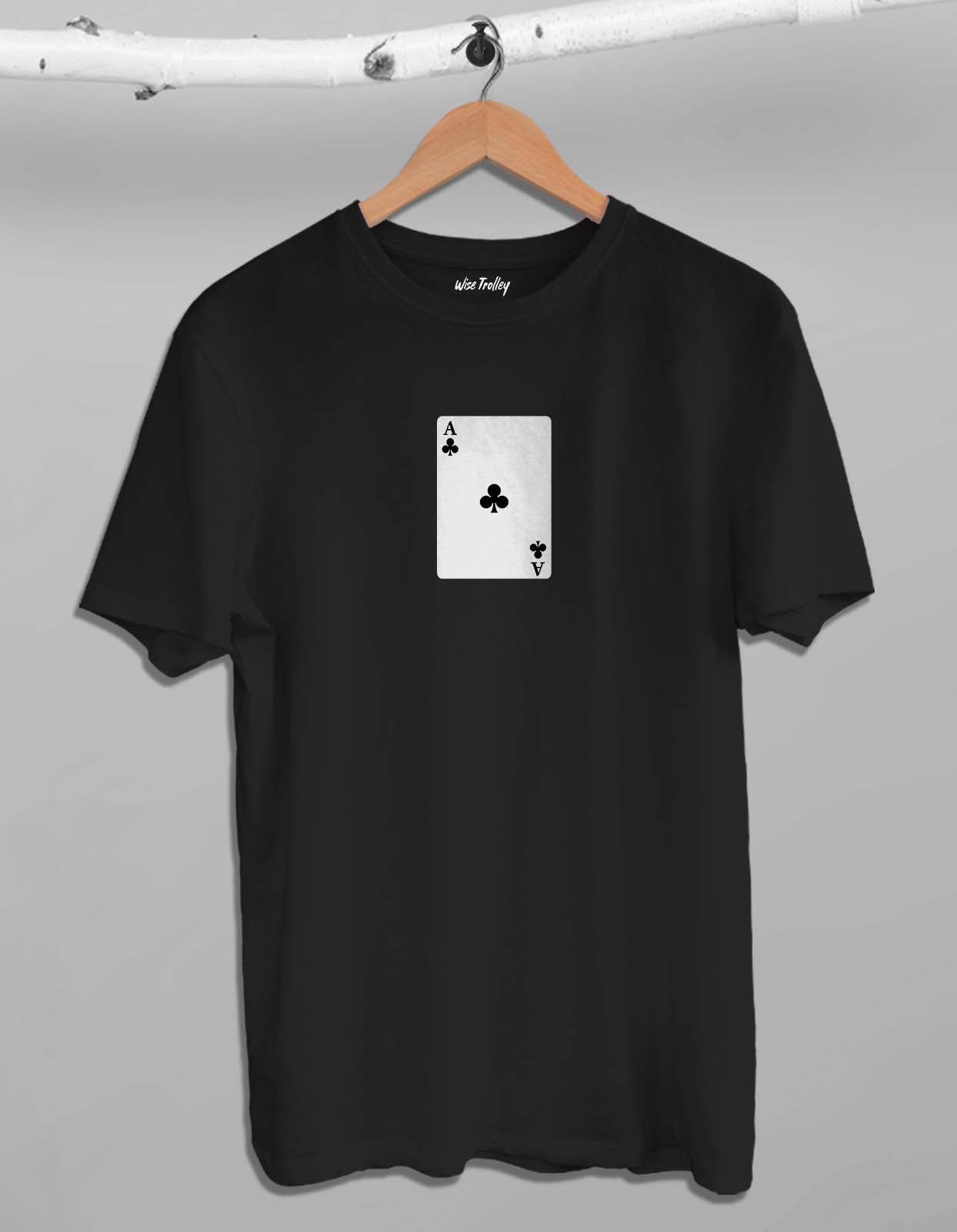 Ace Club Card Playing Card T-shirt