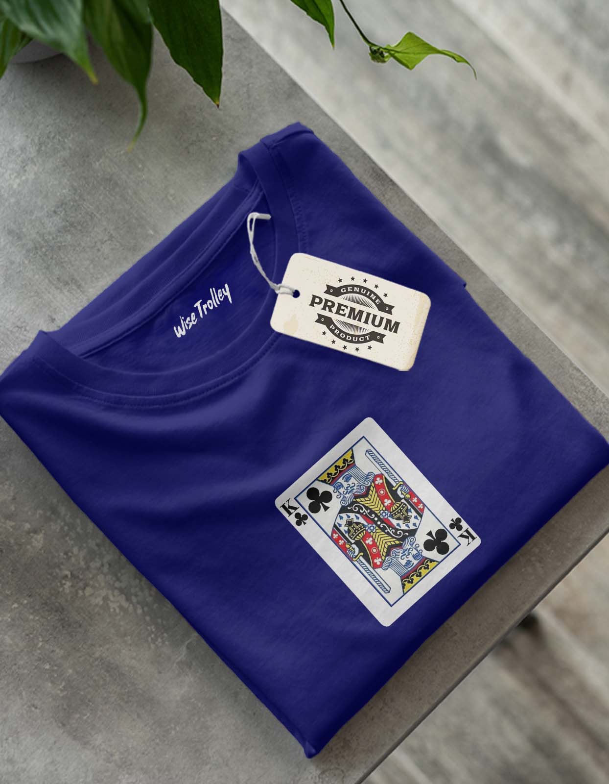 King of Clubs Playing Card T-shirt