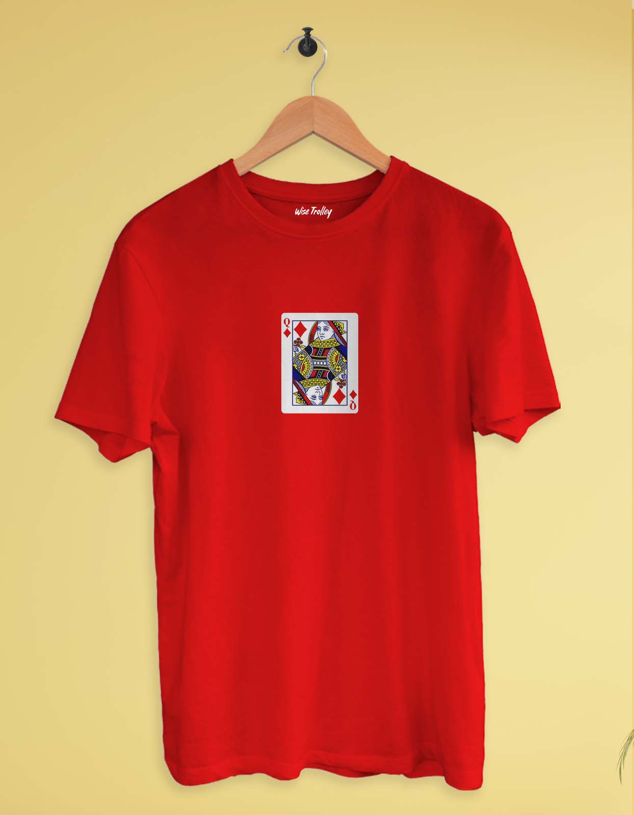 Queen of Diamonds Playing Card T-Shirt
