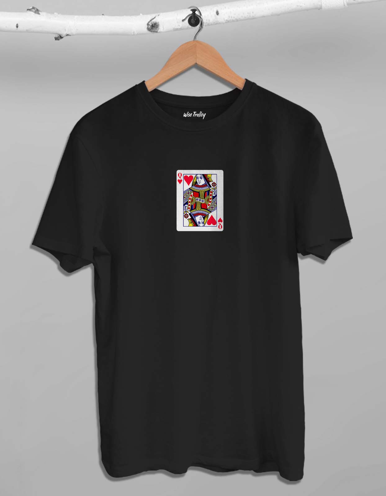 Queen of Hearts Playing Card T-shirt