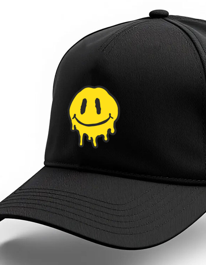 Melting Face Emoji Printed Baseball Cap - Image 5