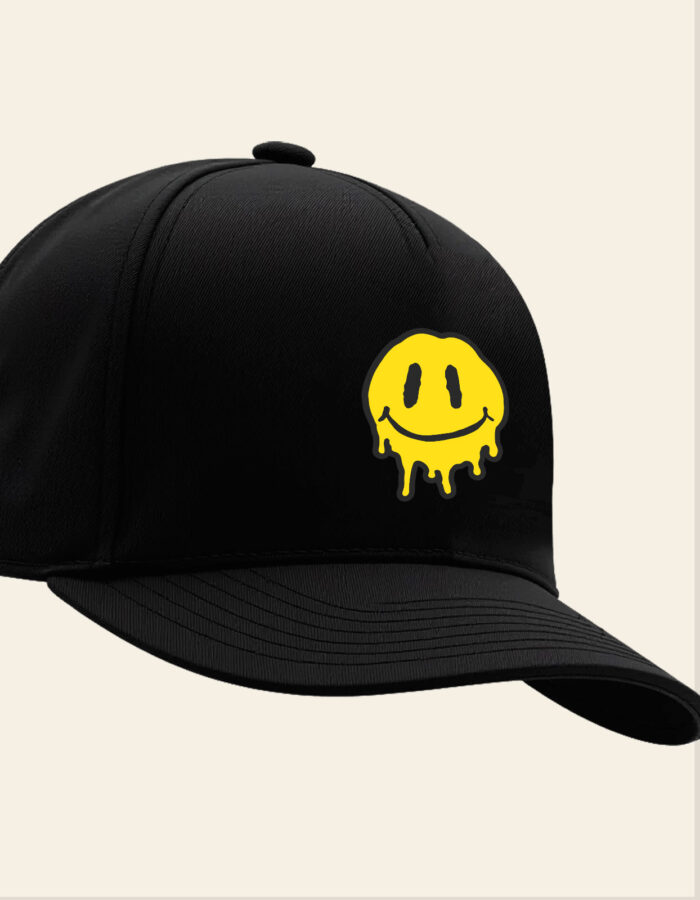 Melting Face Emoji Printed Baseball Cap - Image 9