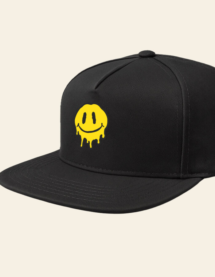 Melting Face Emoji Printed Baseball Cap - Image 11