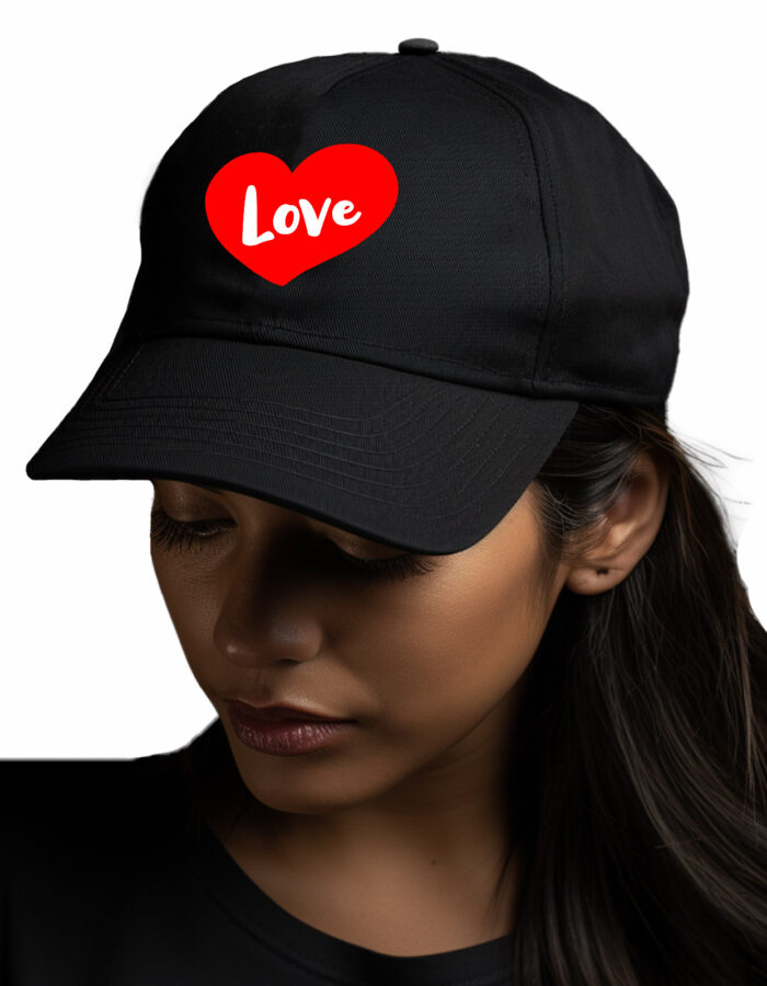 Love Printed Baseball Cap - Image 5