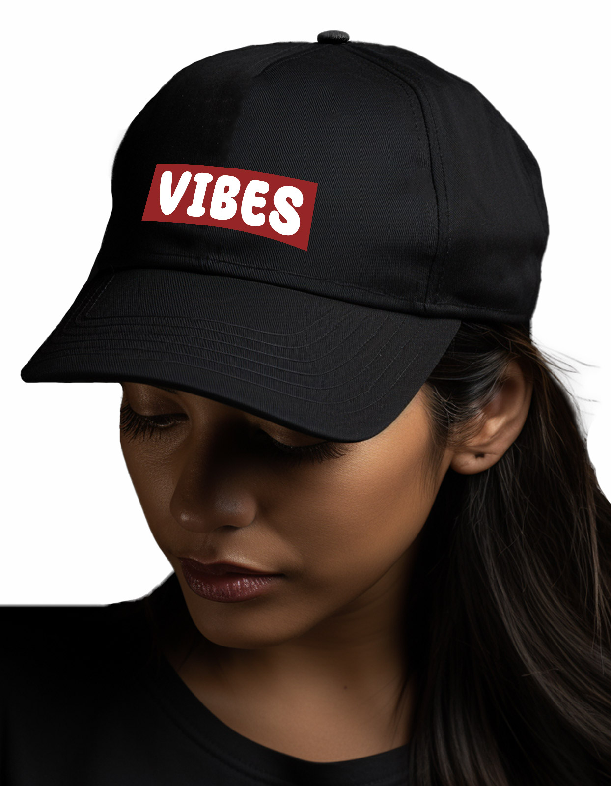Vibes Printed Baseball Cap