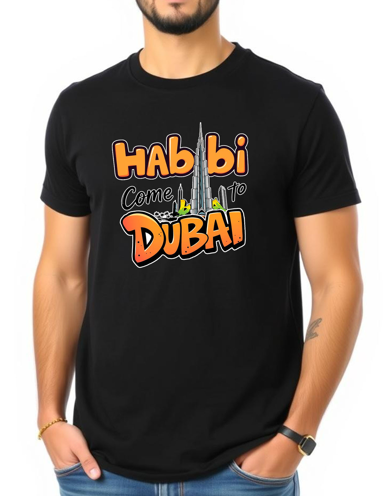 HABIBI Come to Dubai T shirt