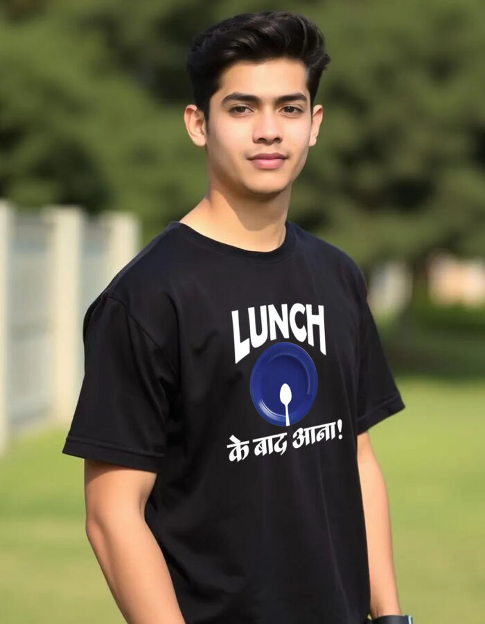 Lunch ke Baad Aana Hindi T-shirt - Image 3