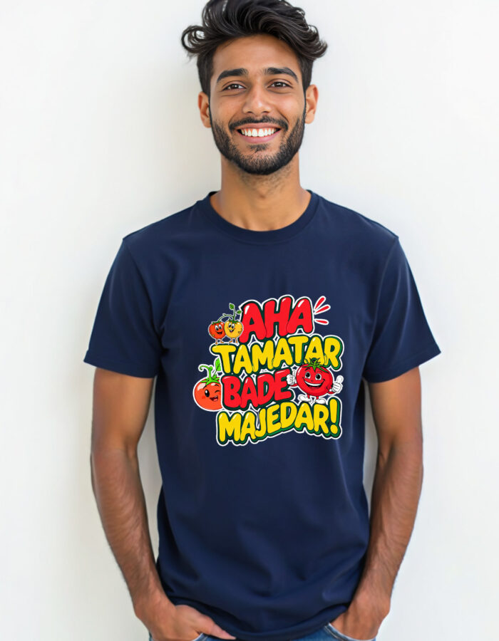 "Aaha Tamatar Bada Mazedar" Funny T-shirt - Image 5
