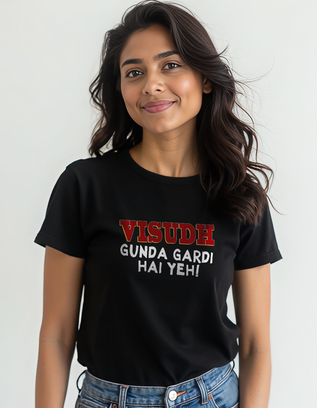 "Visudh gunda gardi hai yeh" Hindi T-shirt