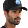 Cold face emoji printed Baseball cap