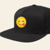 Face savoring food emoji printed Baseball cap