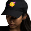Partying face emoji printed Baseball cap