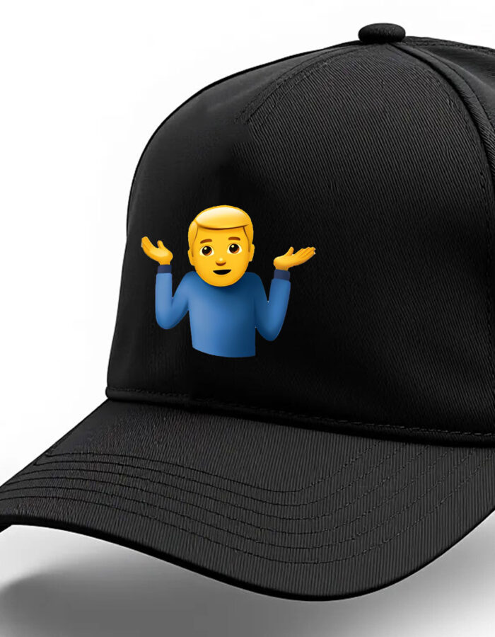 Shrug emoji printed Baseball cap - Image 11