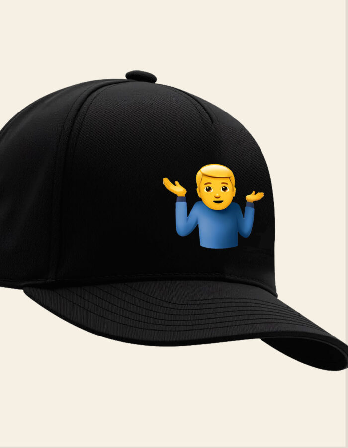 Shrug emoji printed Baseball cap - Image 5