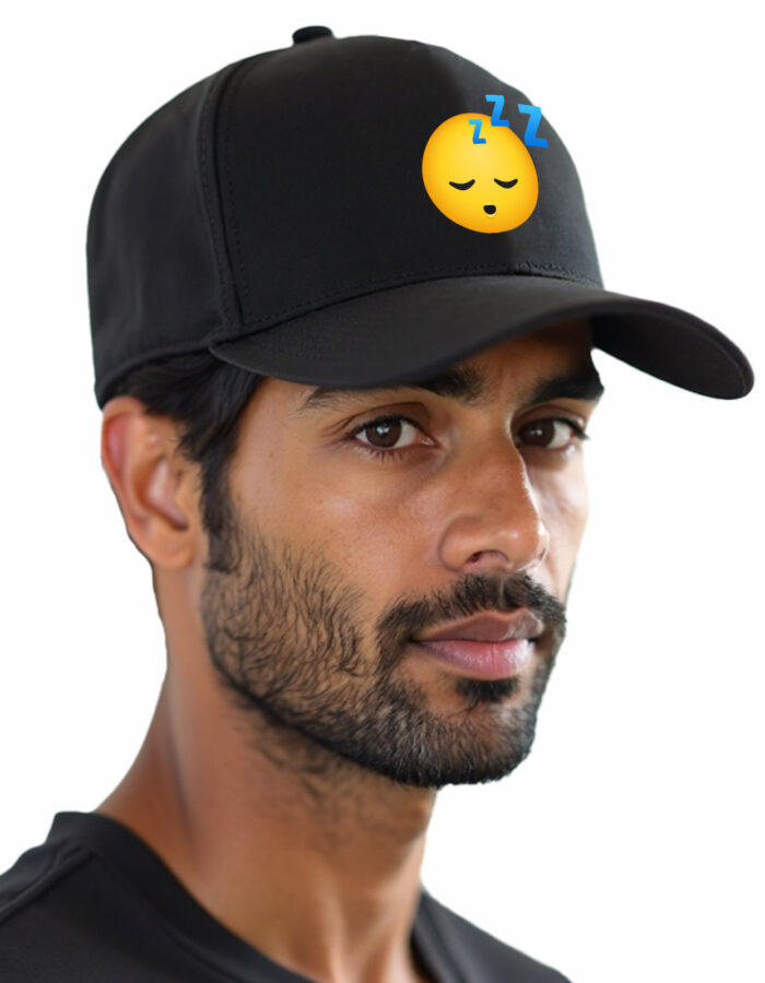Sleeping face emoji printed Baseball cap - Image 11