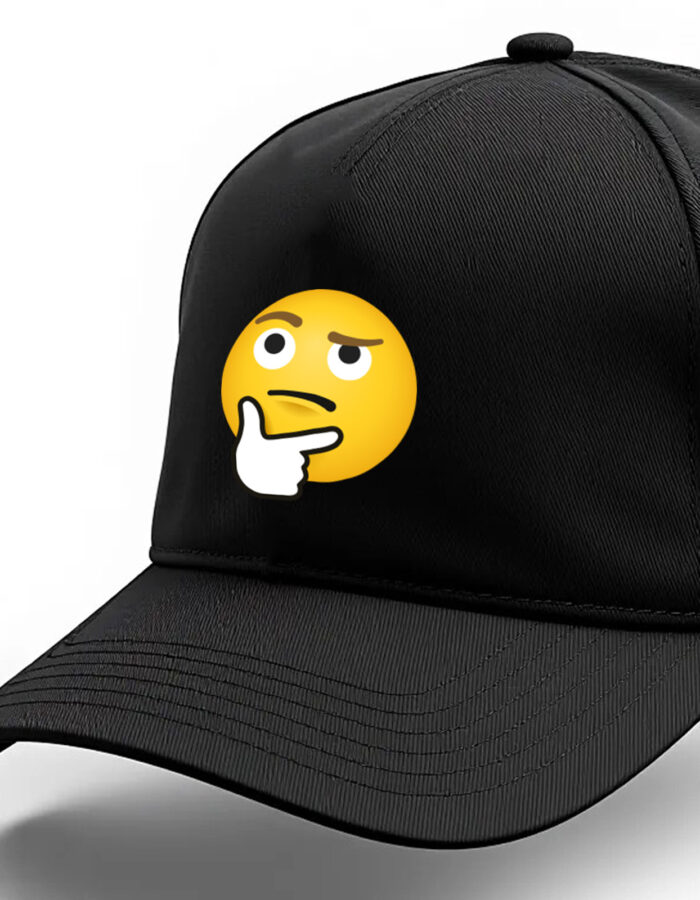 Thinking face emoji printed Baseball cap - Image 9