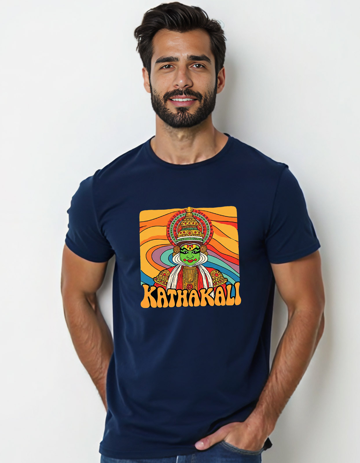 Rainbow Kathakali Groove T-shirt for Men and Women