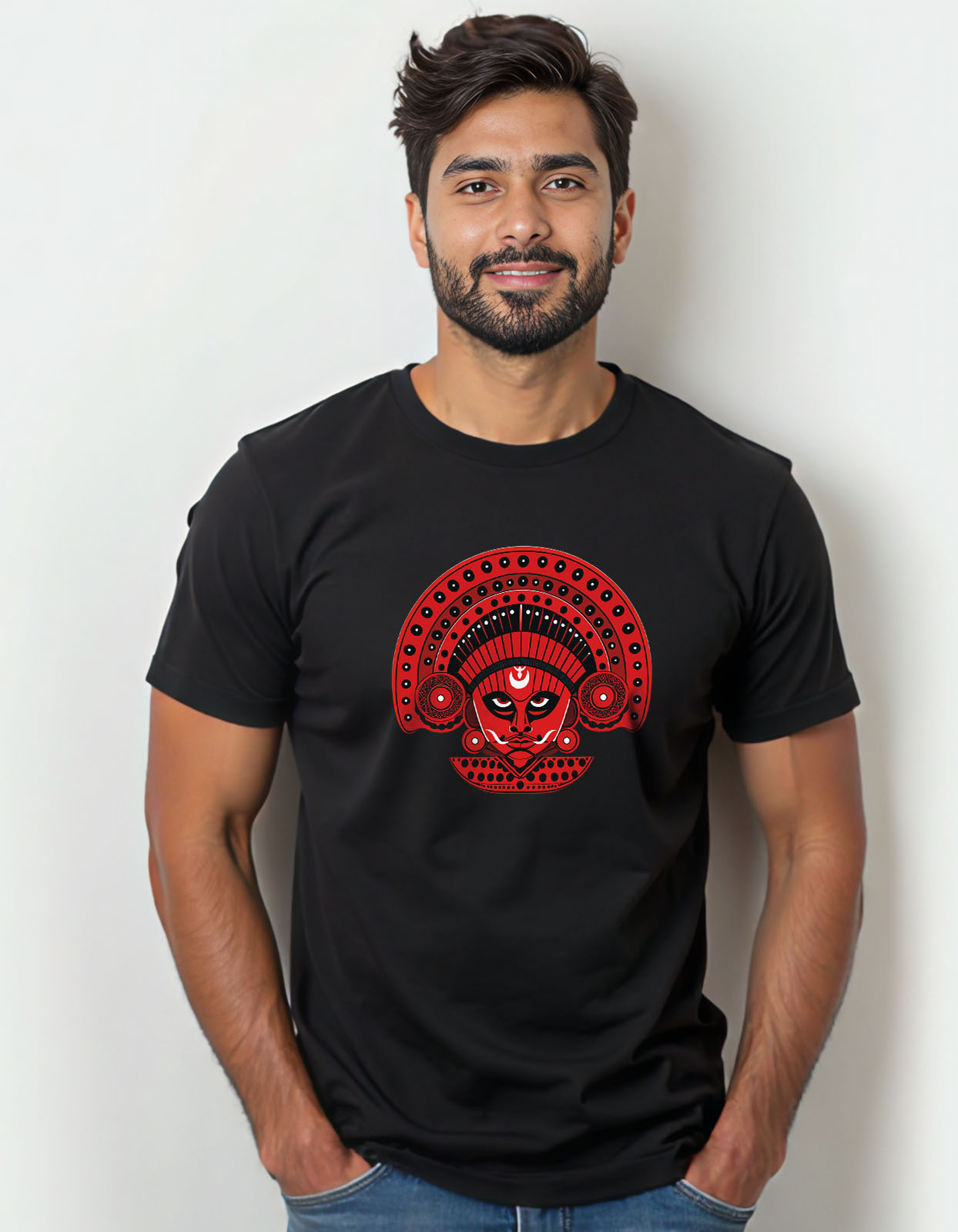 Kathakali Theyyam T-shirt Printed T-shirt for Men and Women