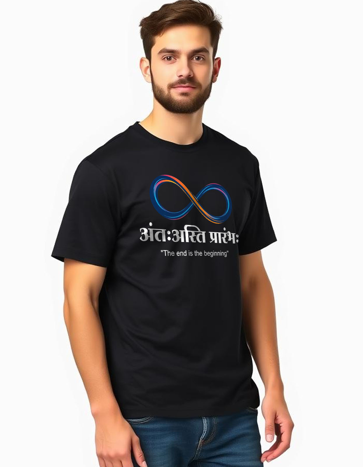 Antah Asti Prarambh T-shirt - Image 3