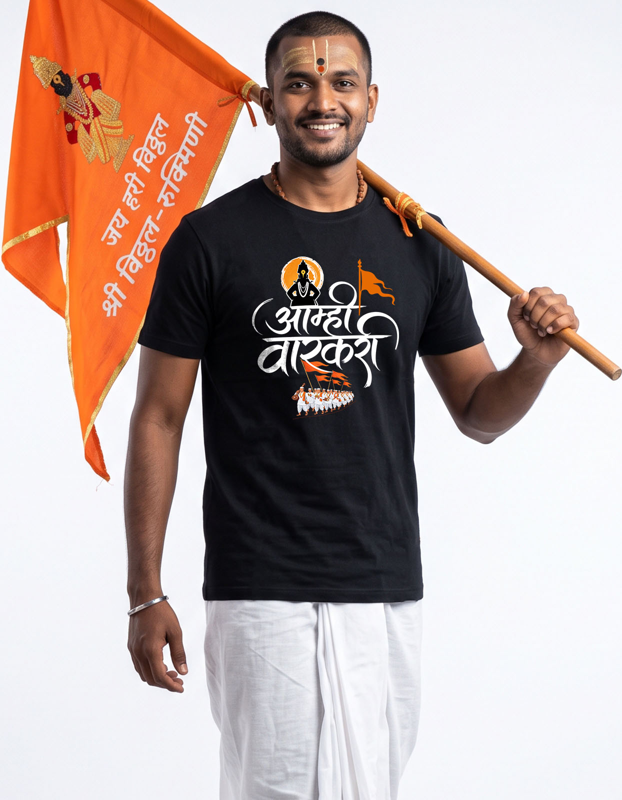 "Aamhi Varkari" T-Shirt - Image 2