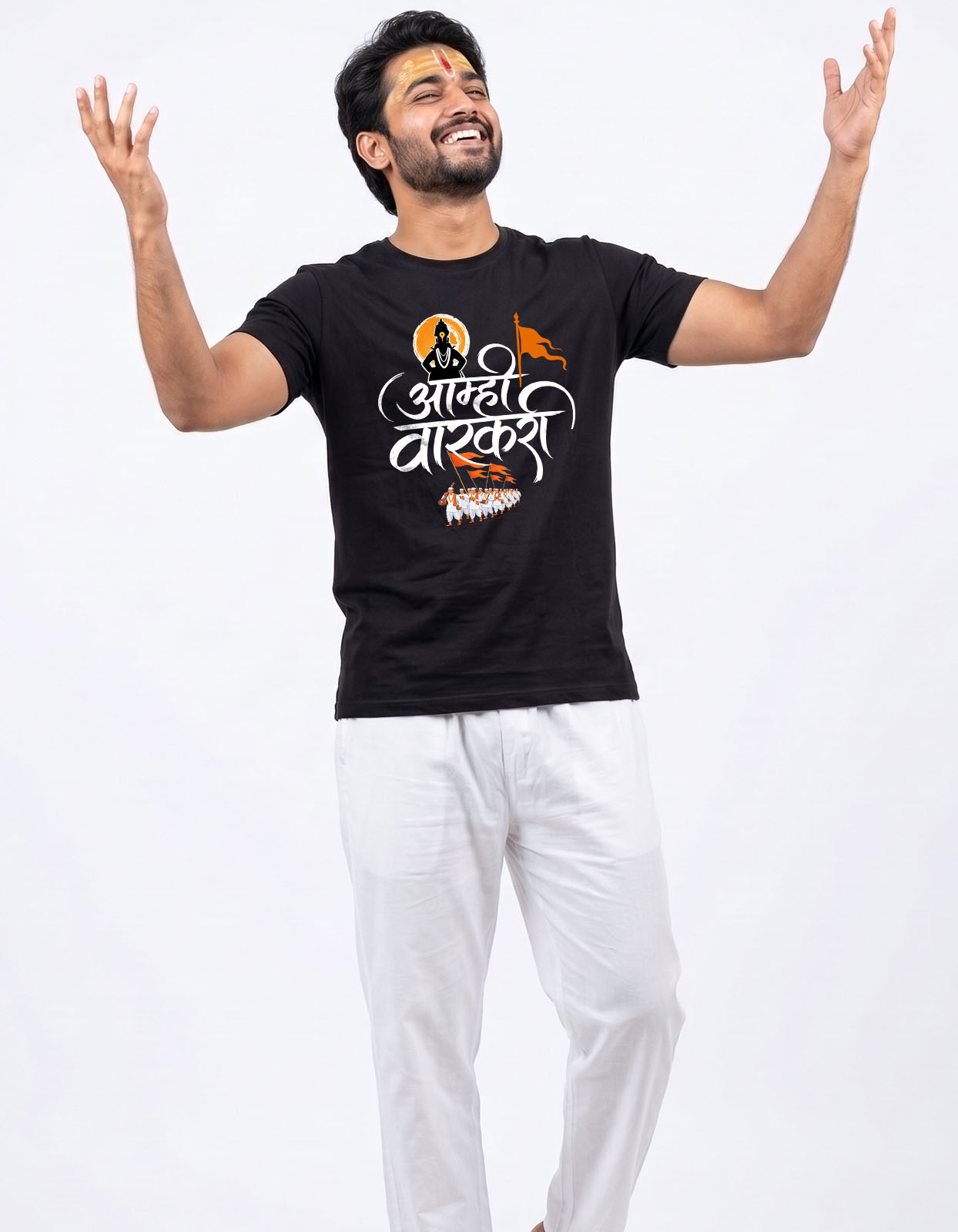 "Aamhi Varkari" T-Shirt - Image 3