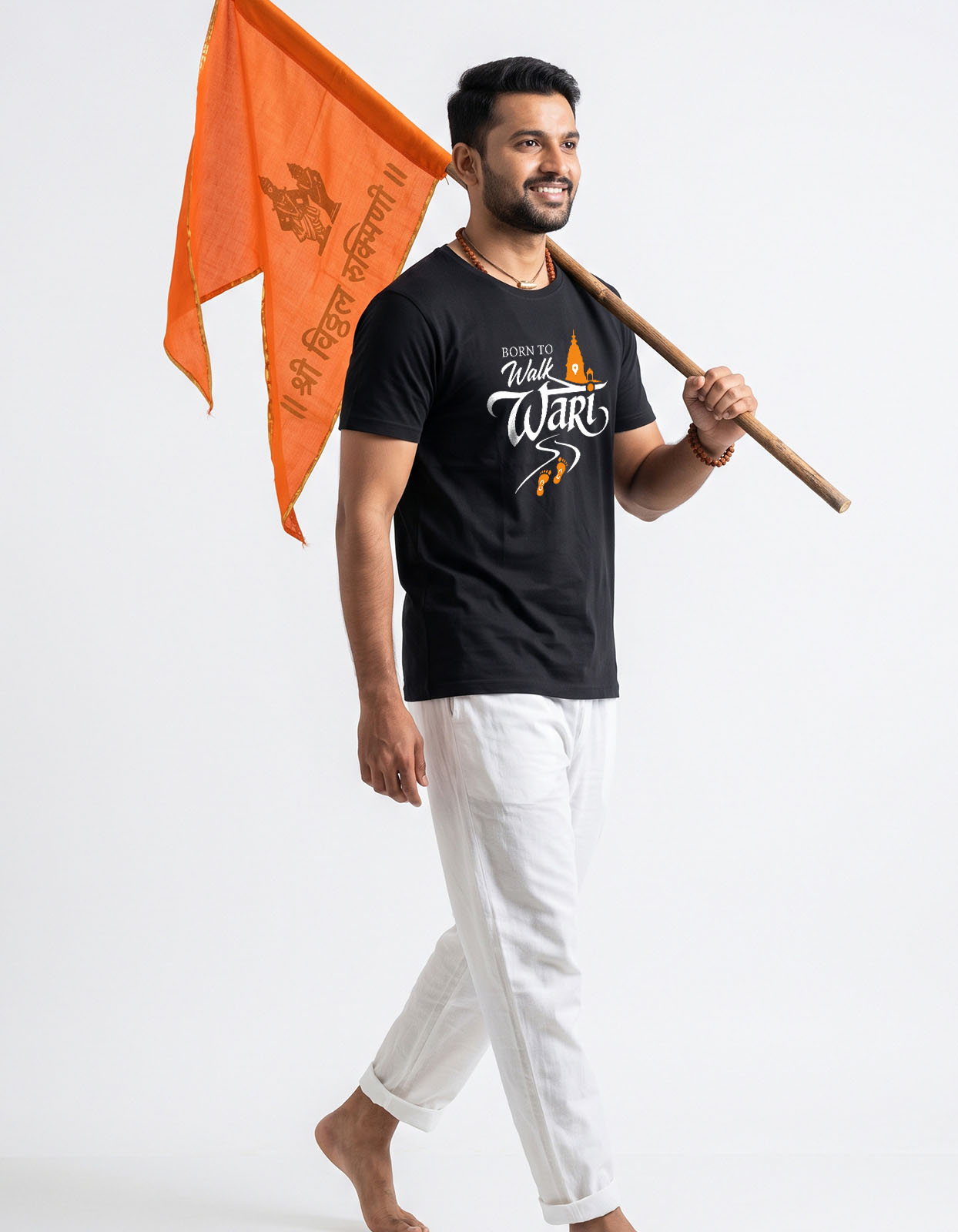 Born To Walk Wari T-shirt - Image 2
