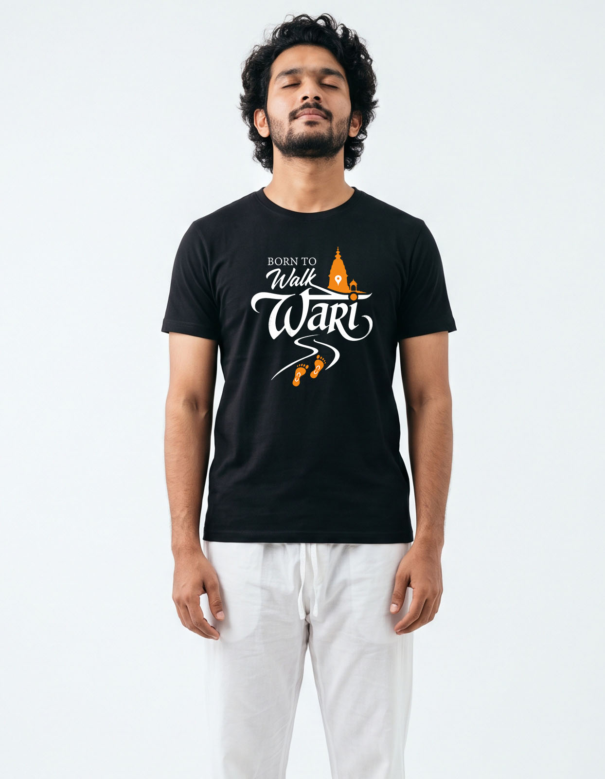 Born To Walk Wari T-shirt - Image 4