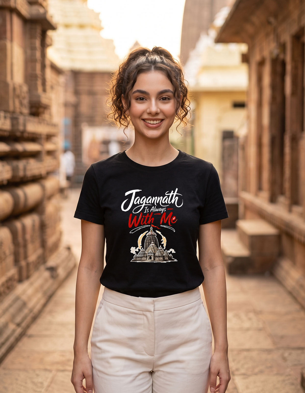 Jagannath It always With Me Printed T-shirt for Men and Women - Image 5
