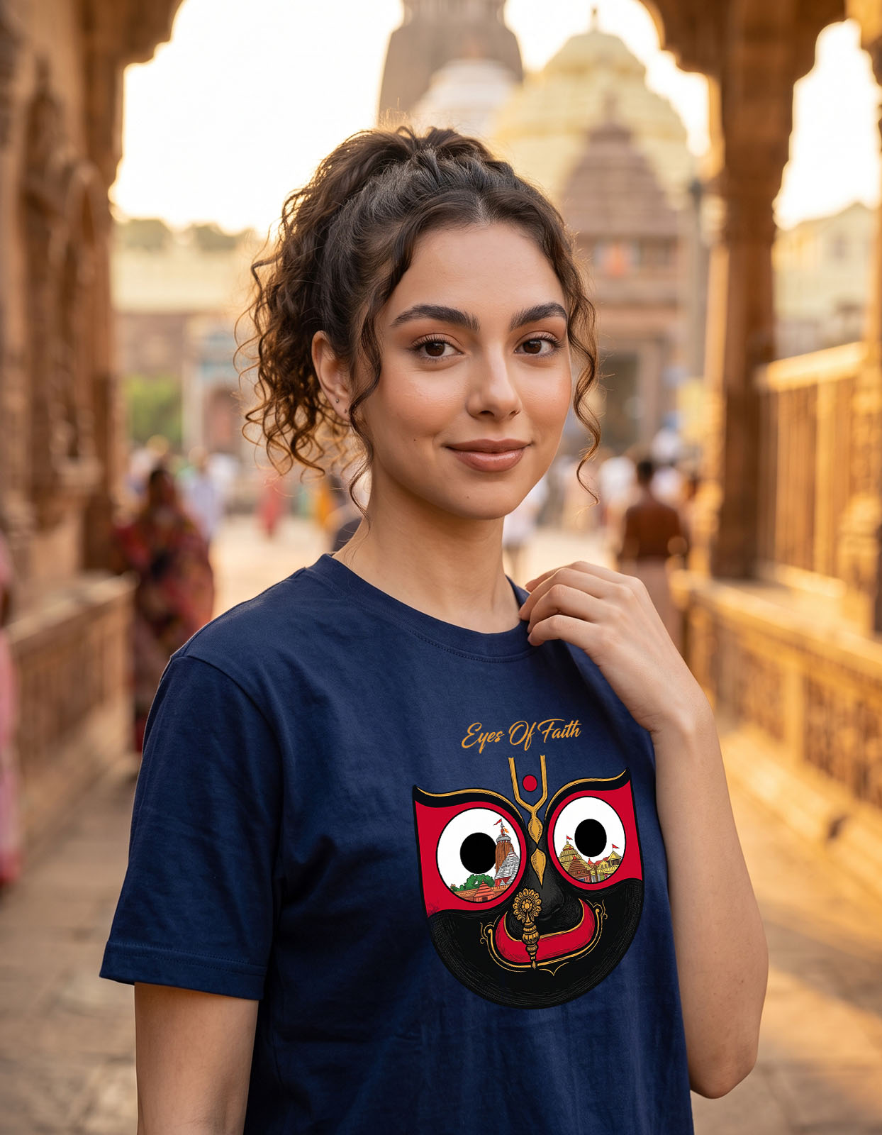 Jagannath Divine Face Printed T-shirt for Men and Women - Image 7