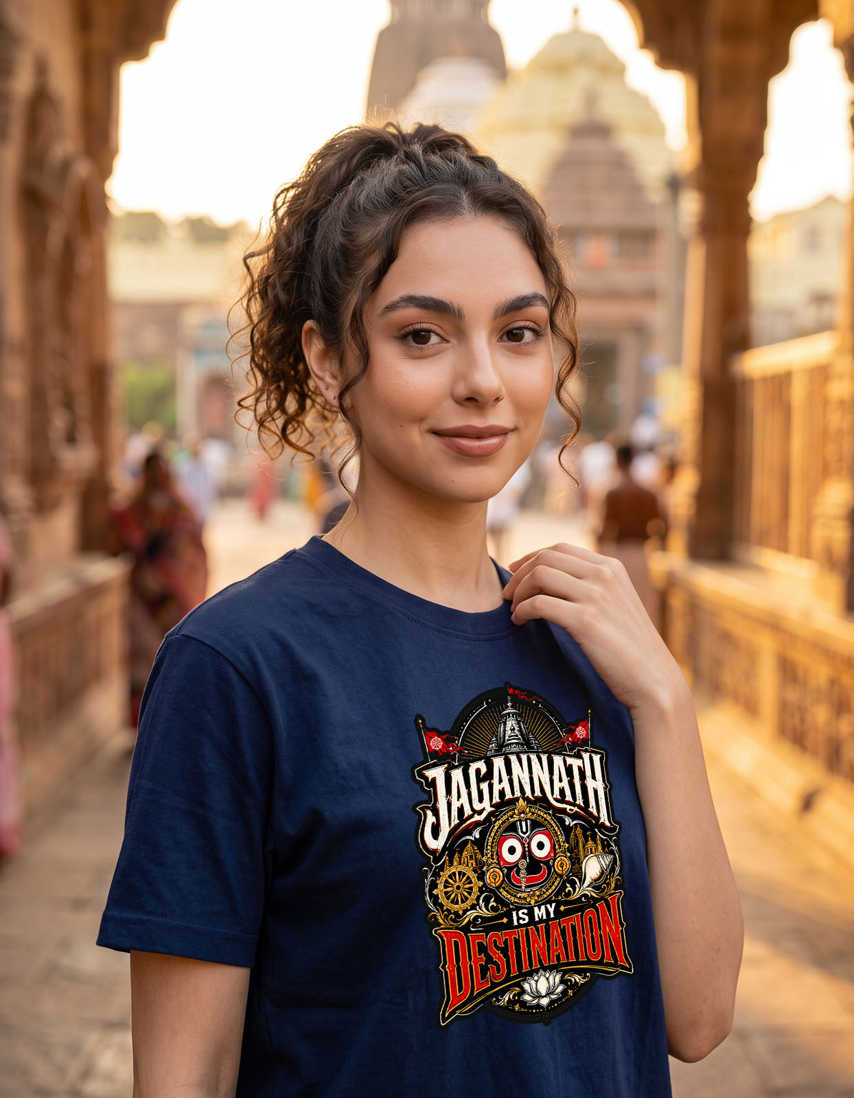 Jagannath is My Destination Printed T-shirt for Men and Women - Image 5