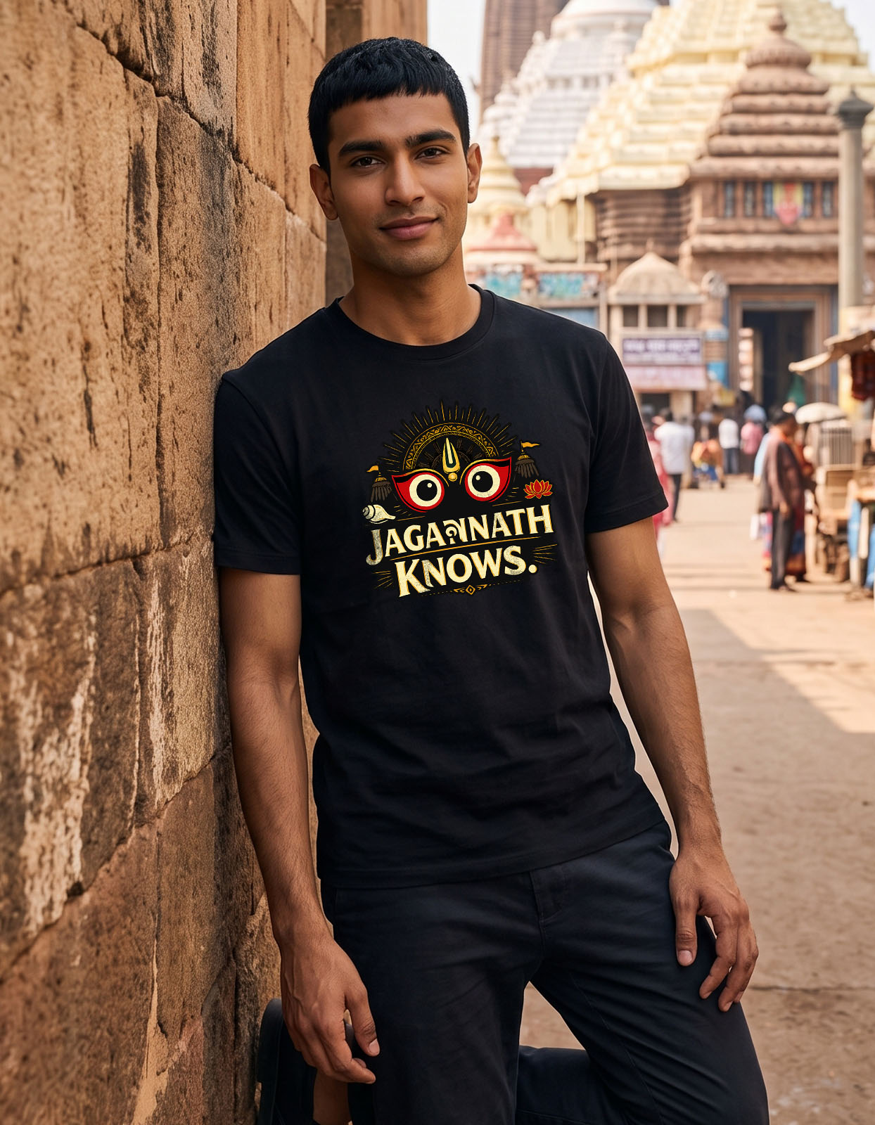 Jagannath Knows Printed T-shirt for Men and Women