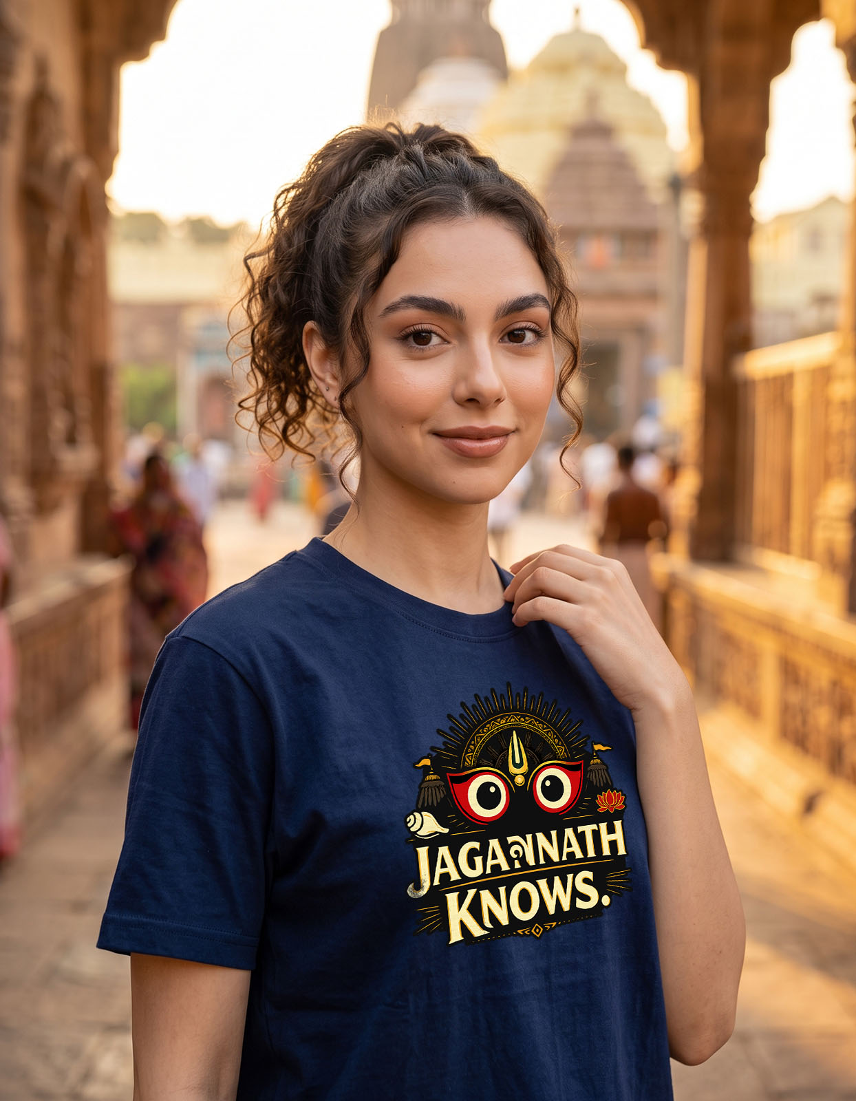 Jagannath Knows Printed T-shirt for Men and Women - Image 7