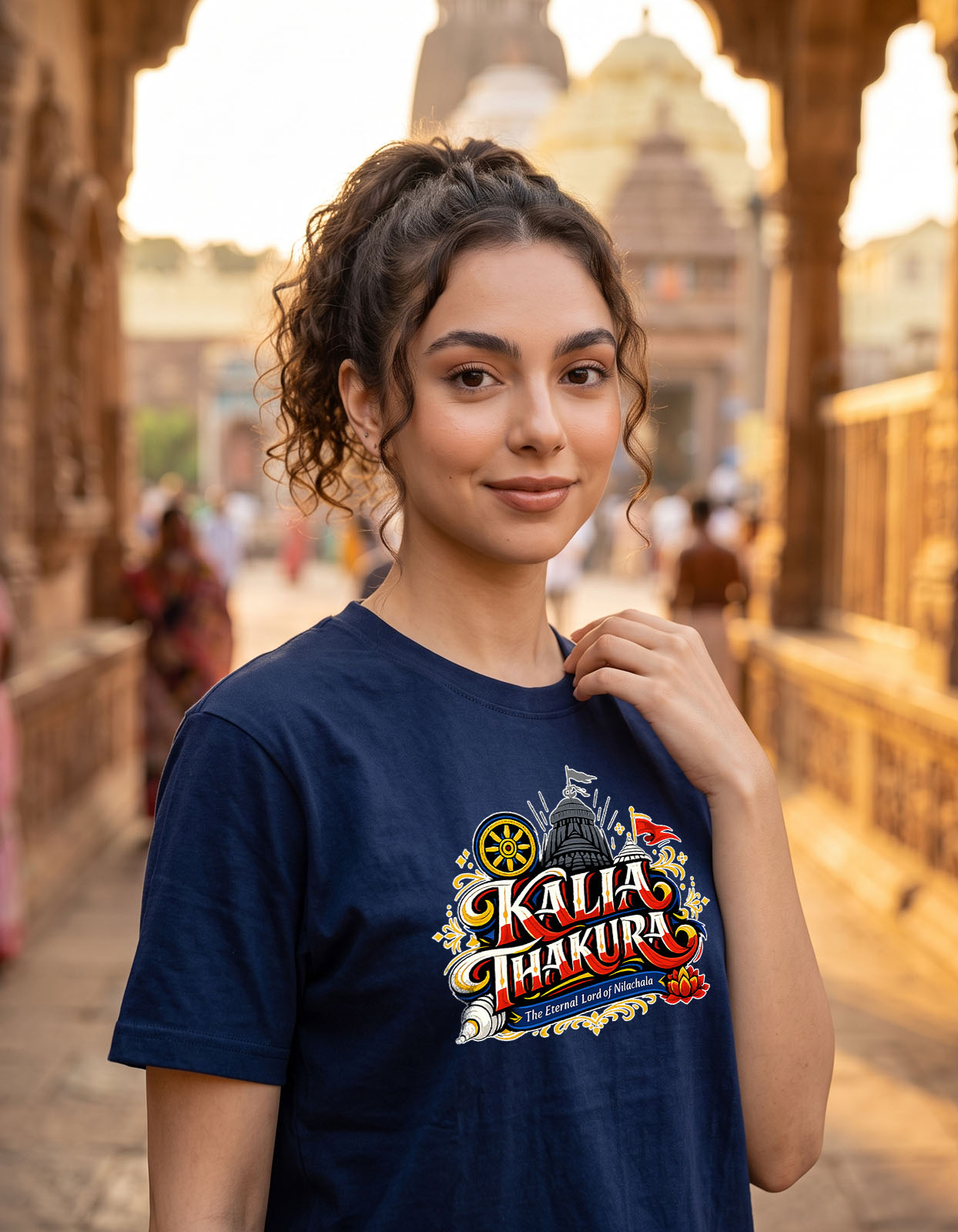 Kalia Thakura Printed T-shirt for Men and Women - Image 7