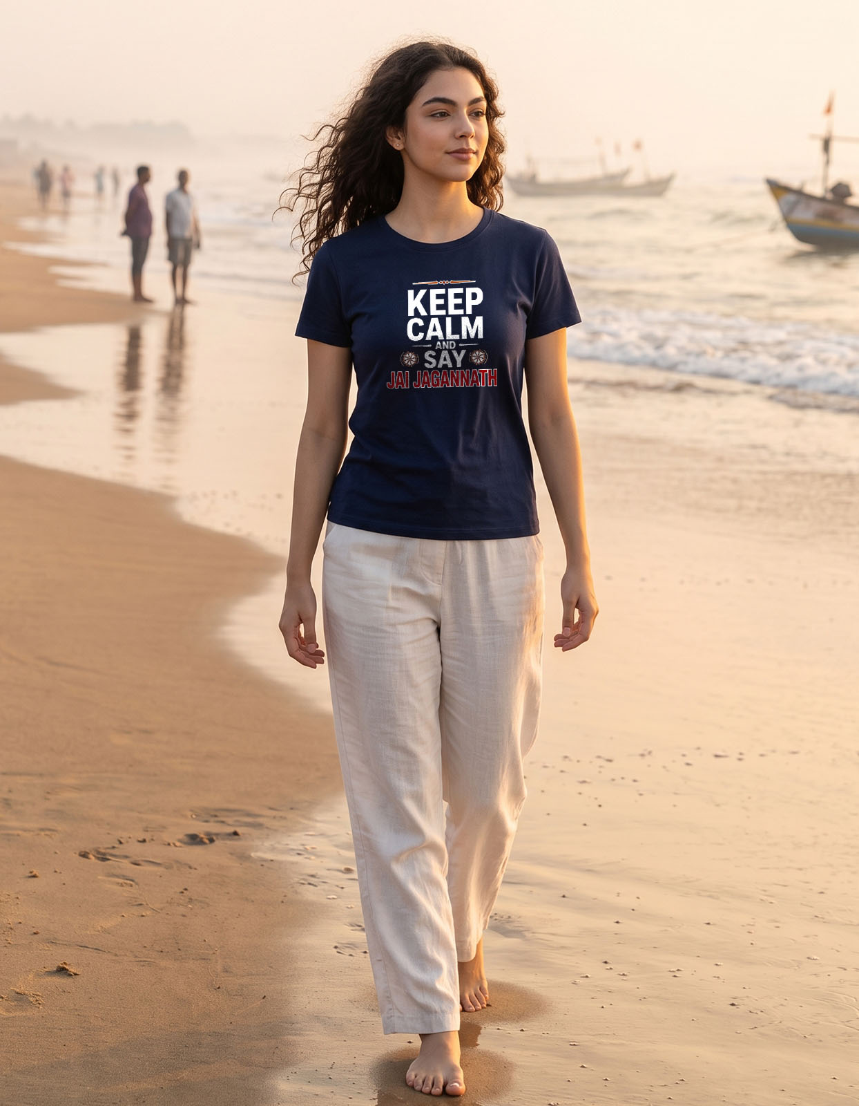 Keep Calm and Say Jai Jagannath Printed T-shirt for Men and Women