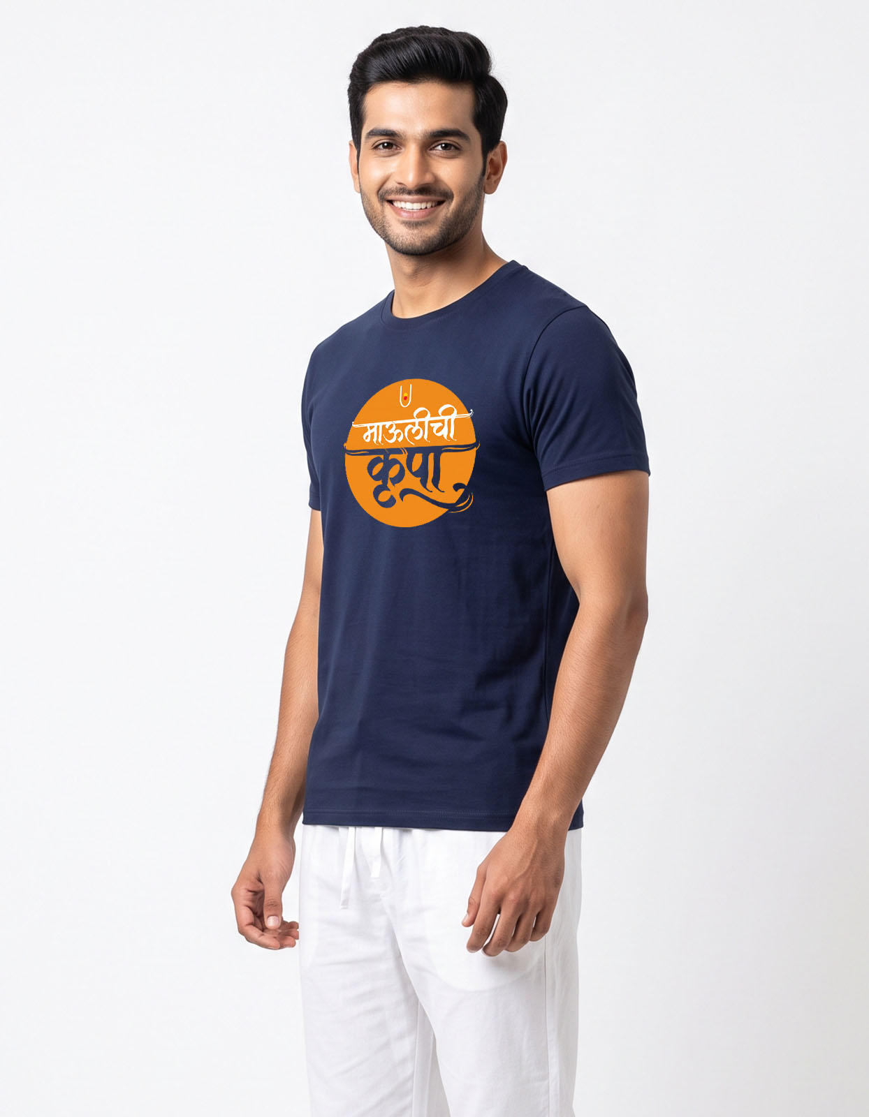 Maulichi Krupa Printed T-shirt for Men and Women