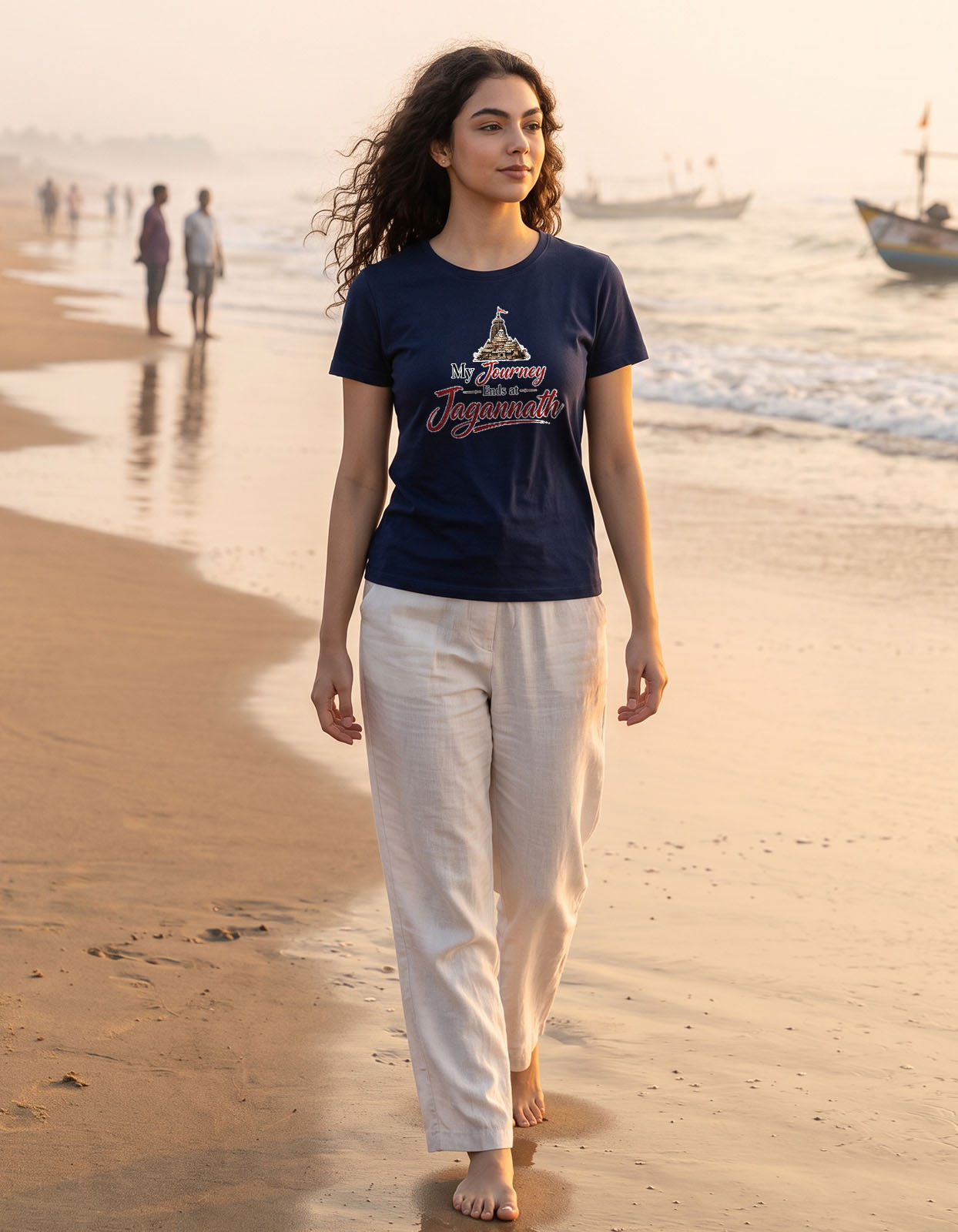 My Journey Ends at Jagannath Printed T-shirt for Men and Women