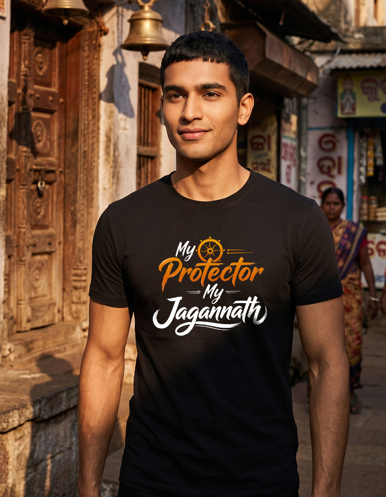 My Protector My Jagannath Printed T-shirt for Men and Women - Image 3