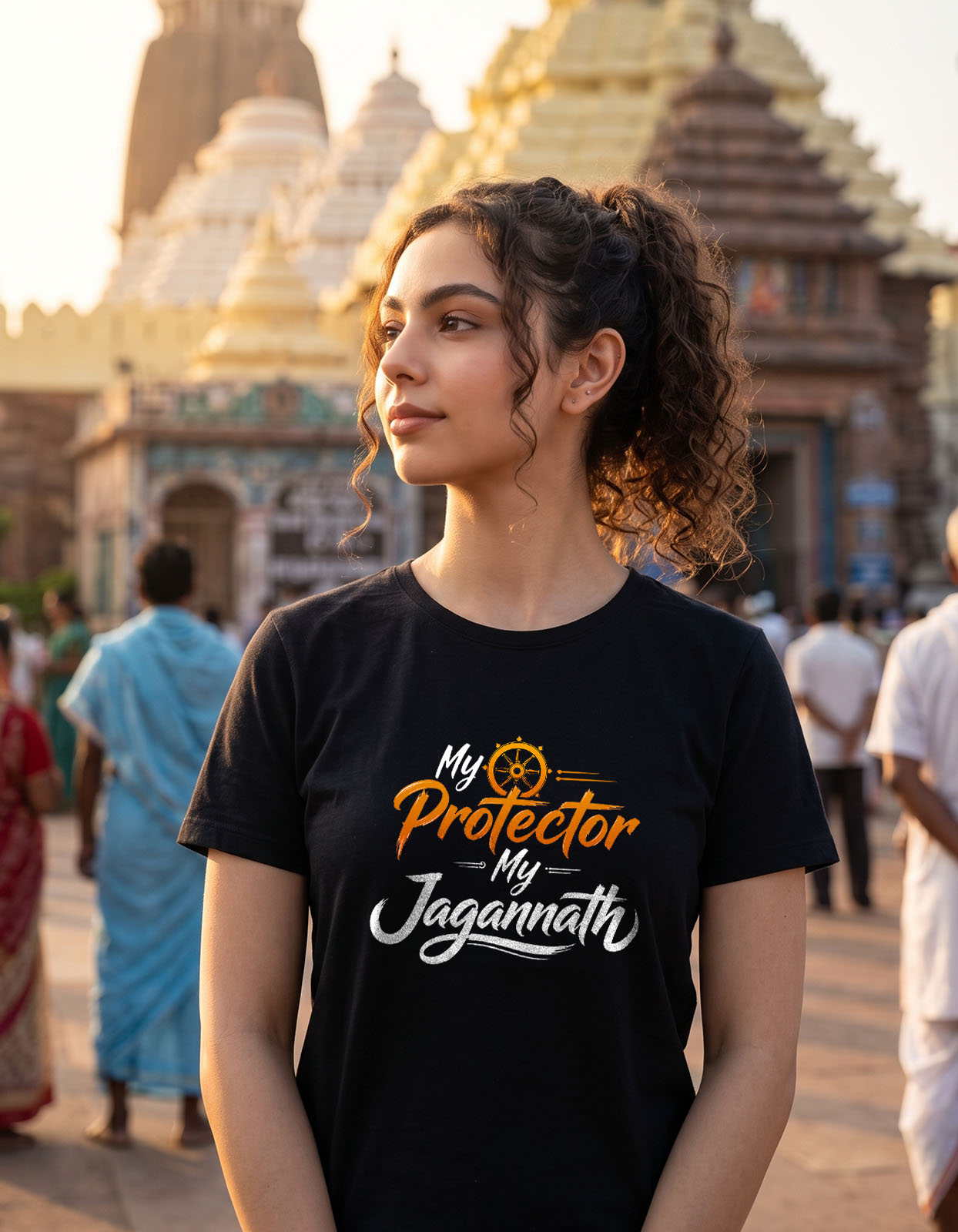 My Protector My Jagannath Printed T-shirt for Men and Women - Image 5