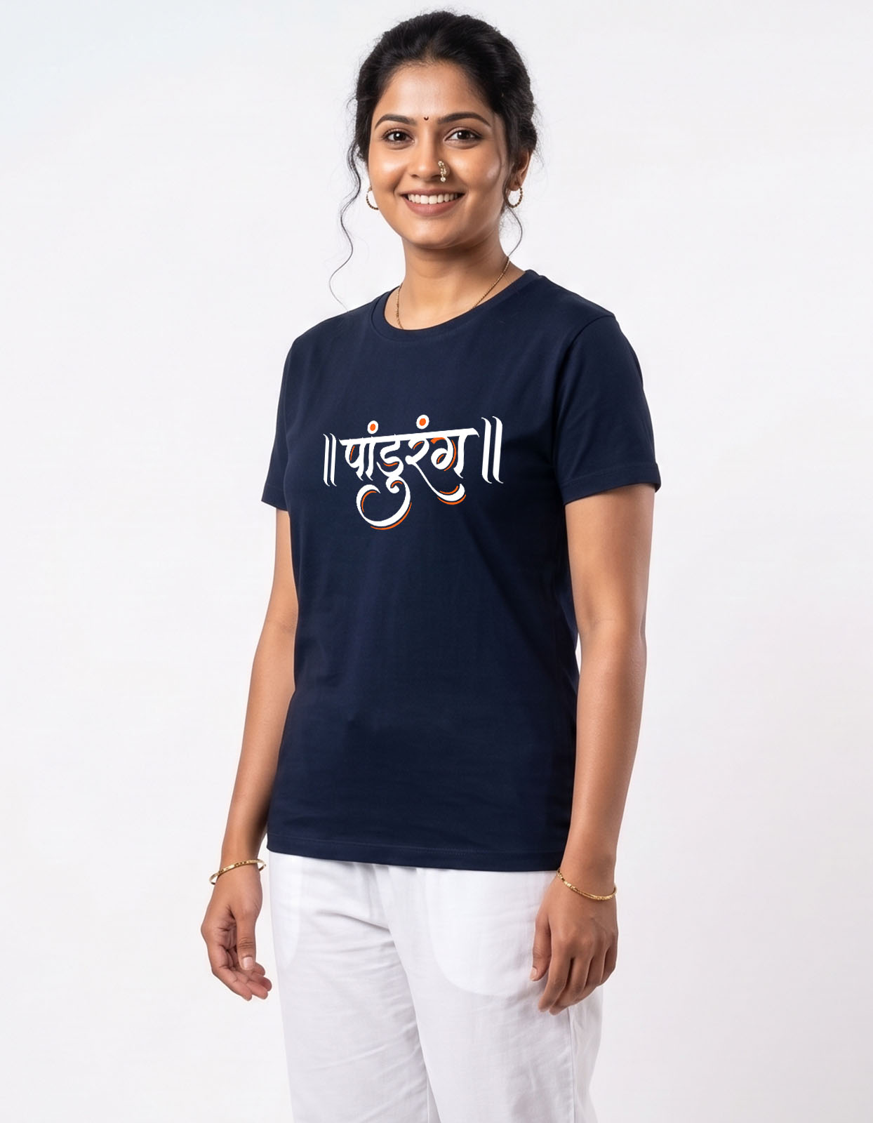 Pandurang Printed T-shirt for Men and Women - Image 10