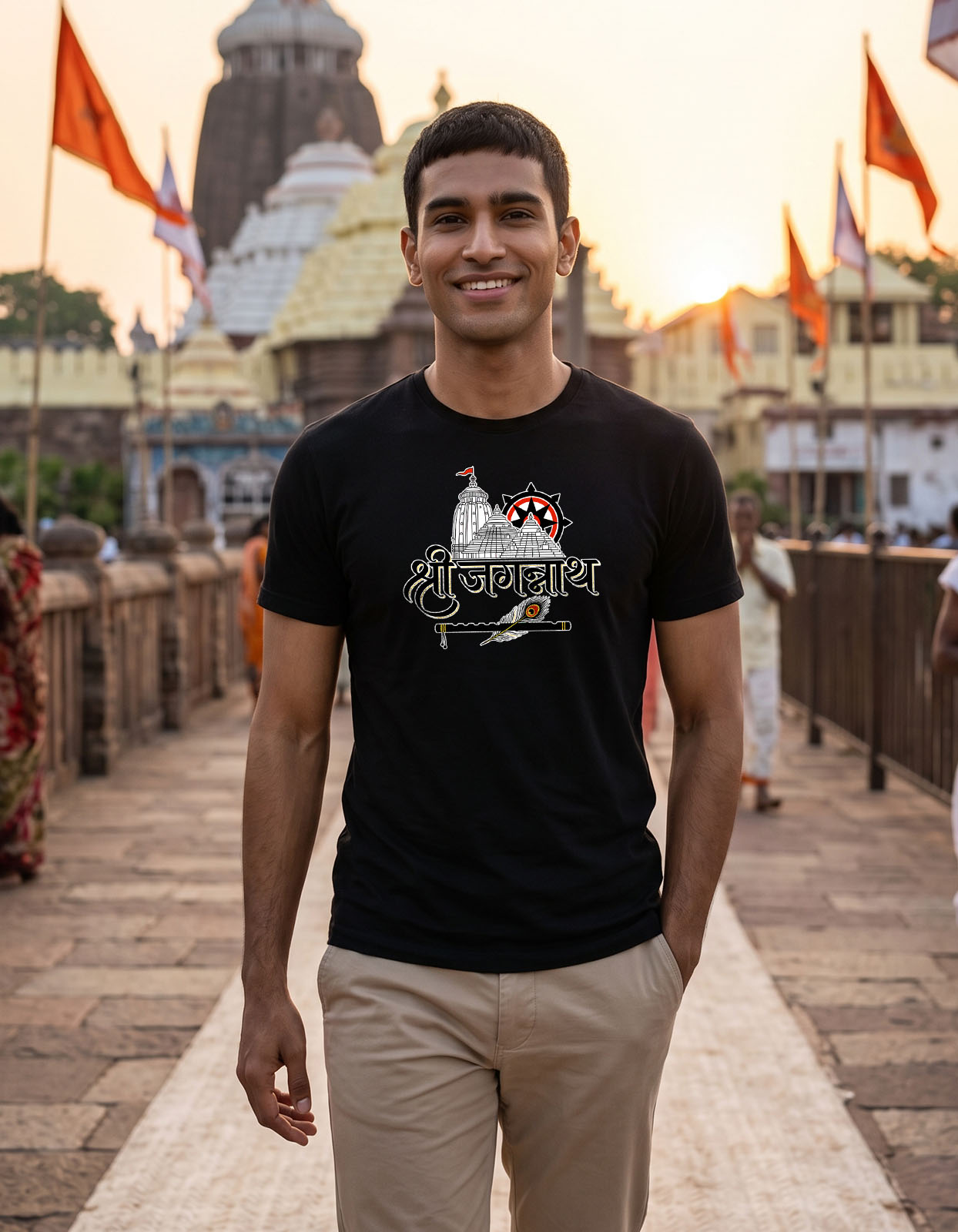 Shree Jagannath Printed T-shirt for Men and Women - Image 3