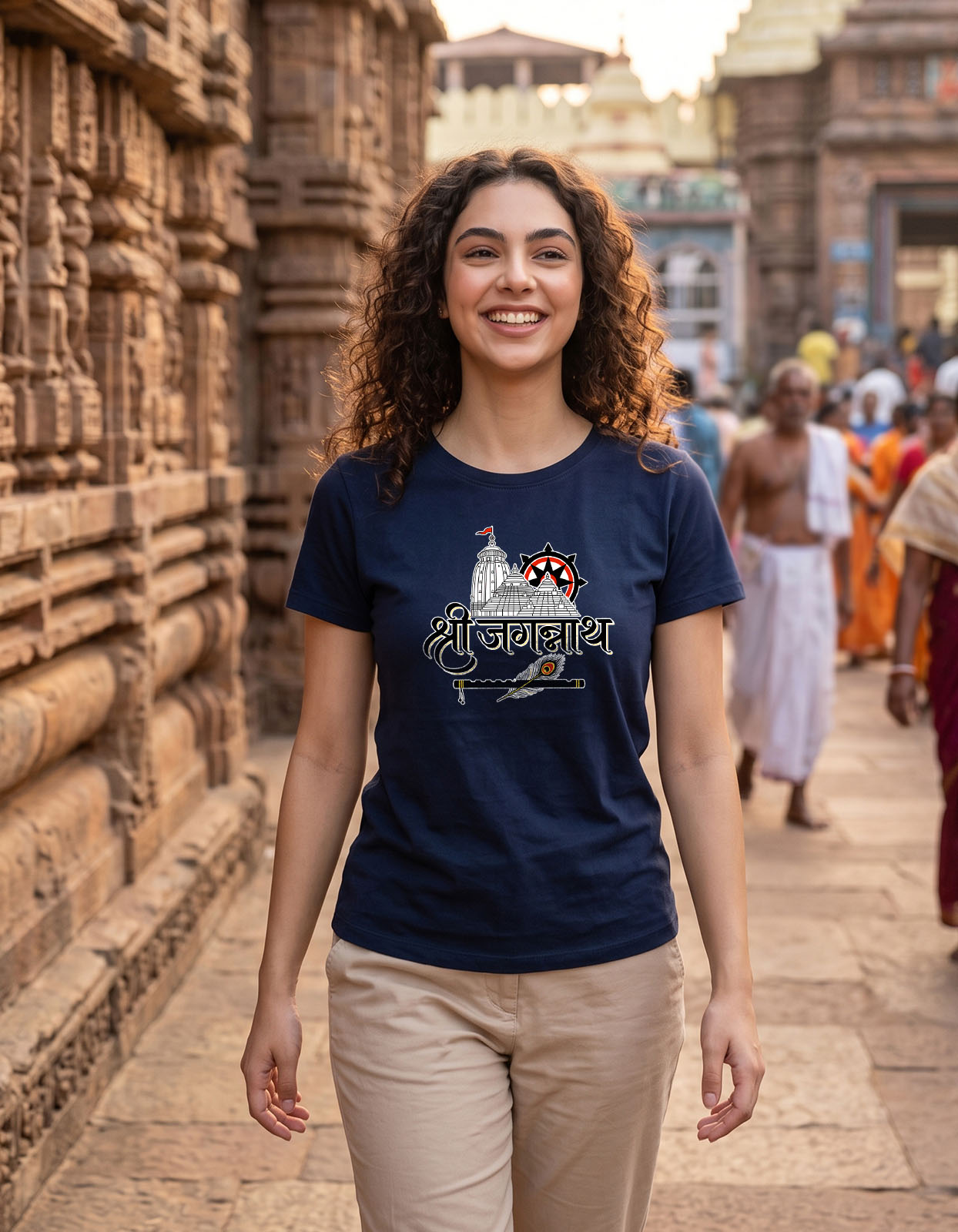 Shree Jagannath Printed T-shirt for Men and Women