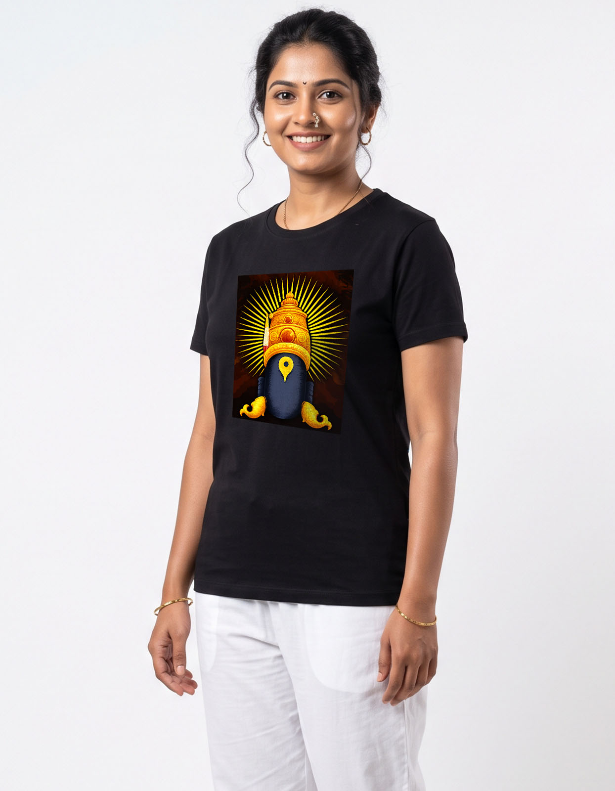 Tejomay Vitthal Printed T-shirt for Men and Women