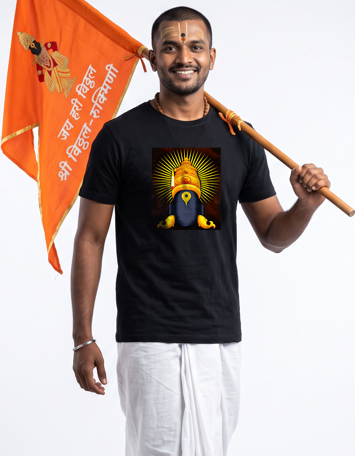 Tejomay Vitthal Printed T-shirt for Men and Women - Image 2