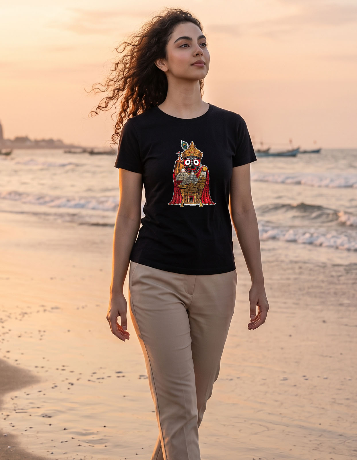 The Living Temple Jagannath Printed T-shirt for Men and Women - Image 3