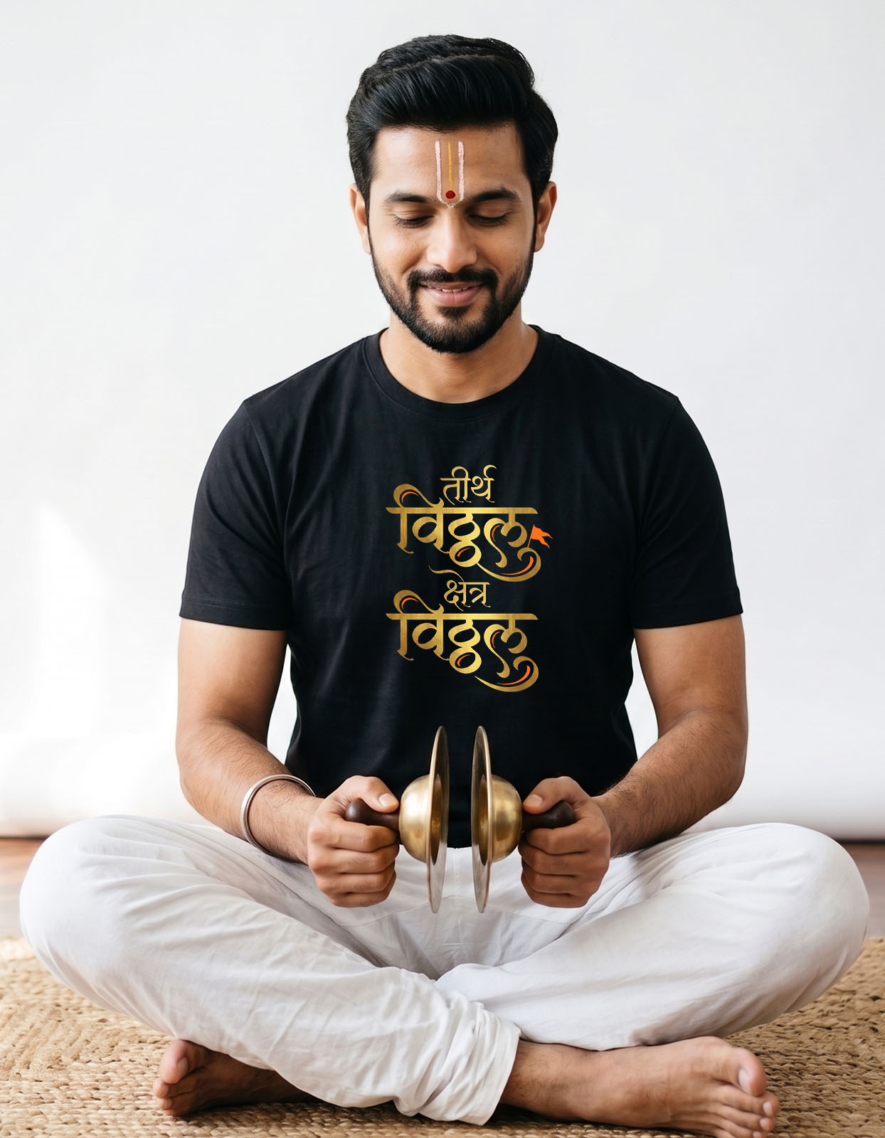 Tirth Vithal Kshetra Vithal Printed T-shirt for Men and Women - Image 5