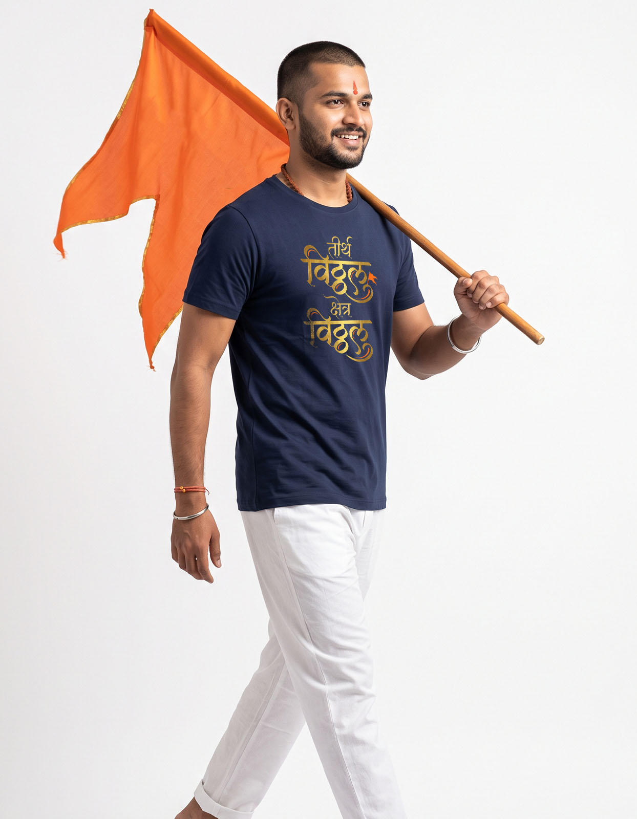 Tirth Vithal Kshetra Vithal Printed T-shirt for Men and Women - Image 10