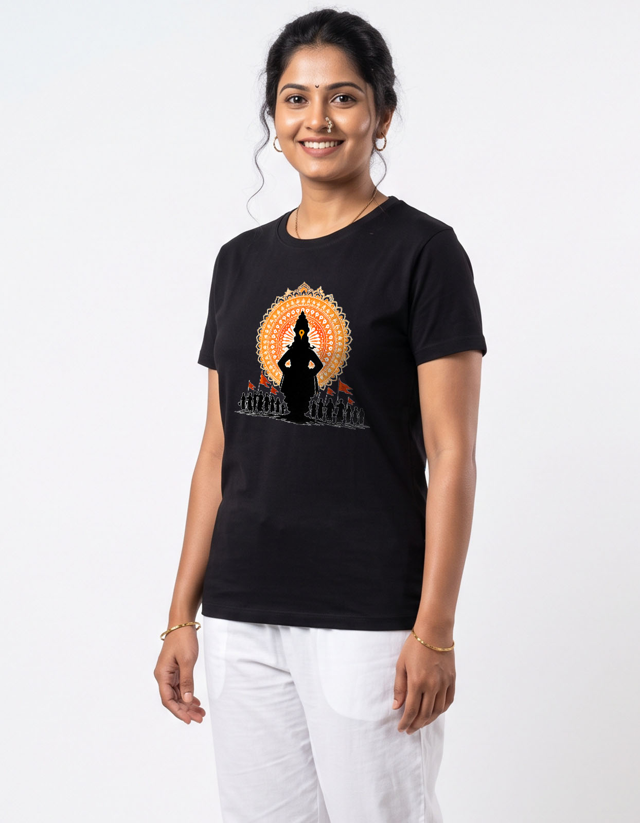 VARKARI Pandharichi Wat Printed T-shirt for Men and Women - Image 2